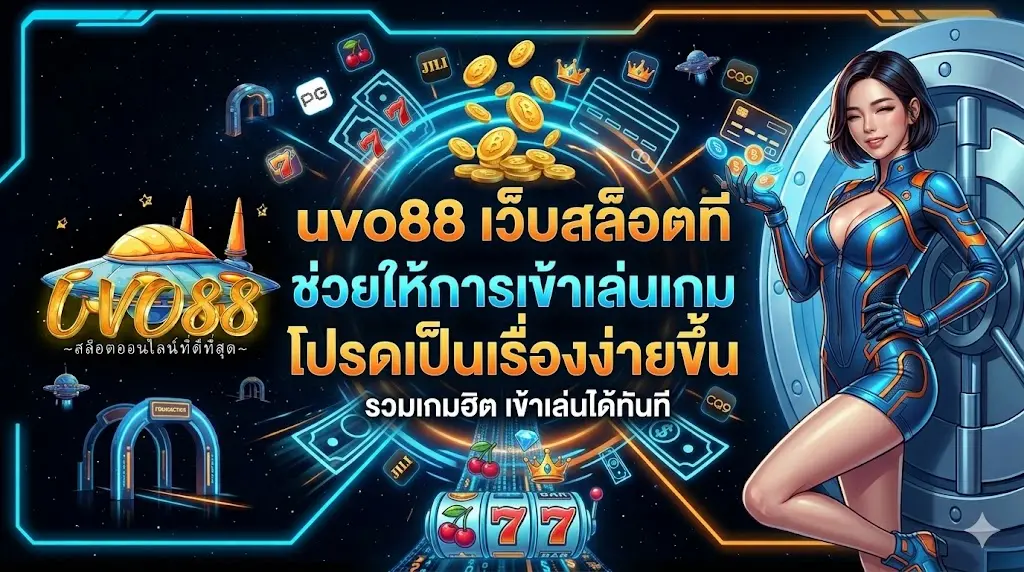 uvo88 เว็บสล็อตที่ช่วยให้การเข้าเล่นเกมโปรดเป็นเรื่องง่ายขึ้น